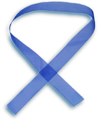 Sheer Blue Ribbon