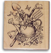 Garden Tools Stamp